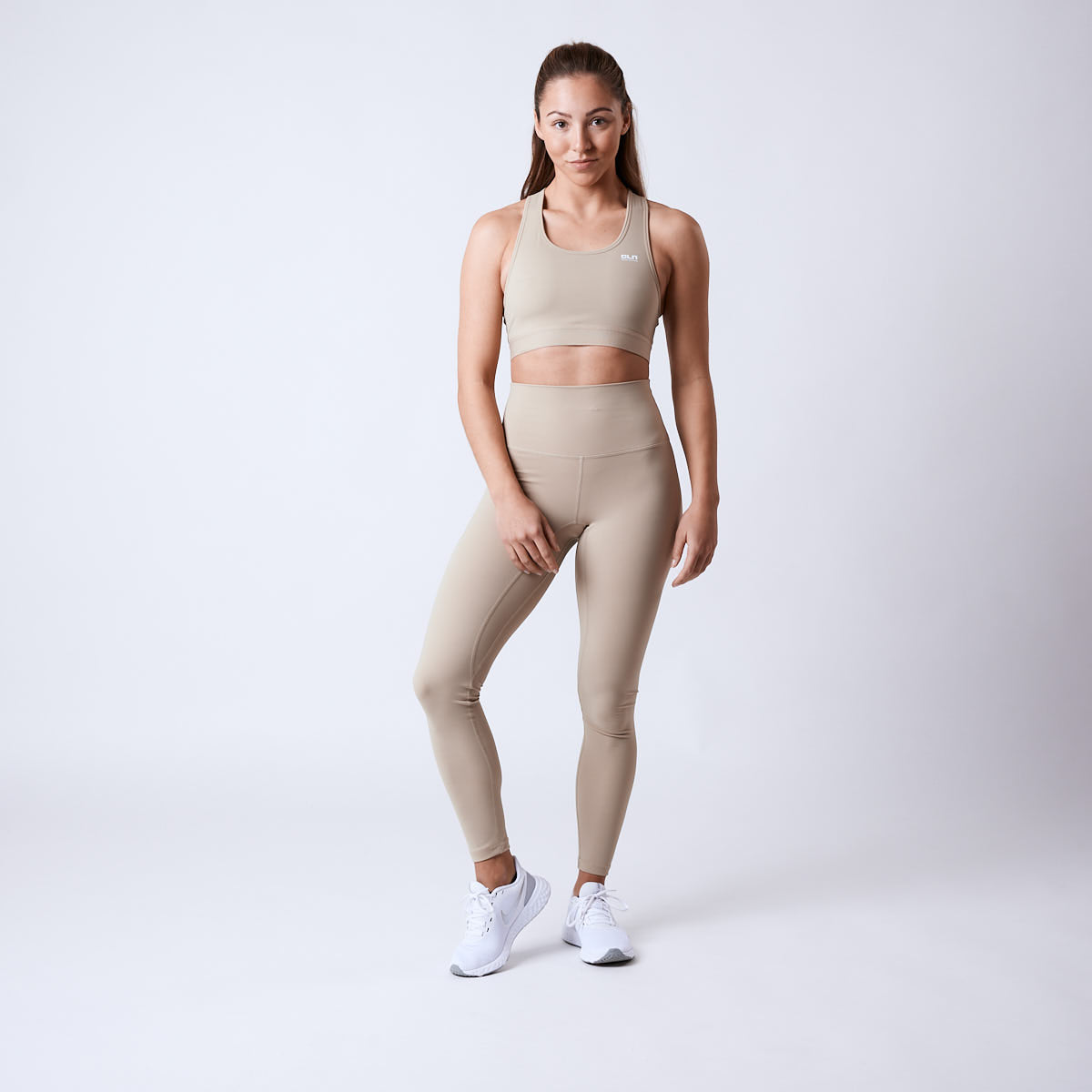 Inhale Sport Bra Beige