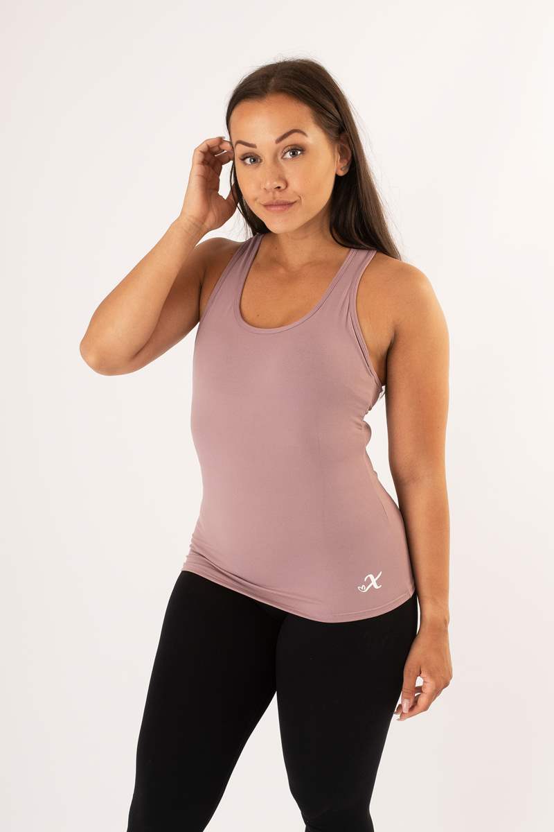 3 String Singlet Purple