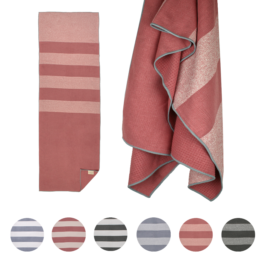 Handduk med supergrepp - Coral Fleck