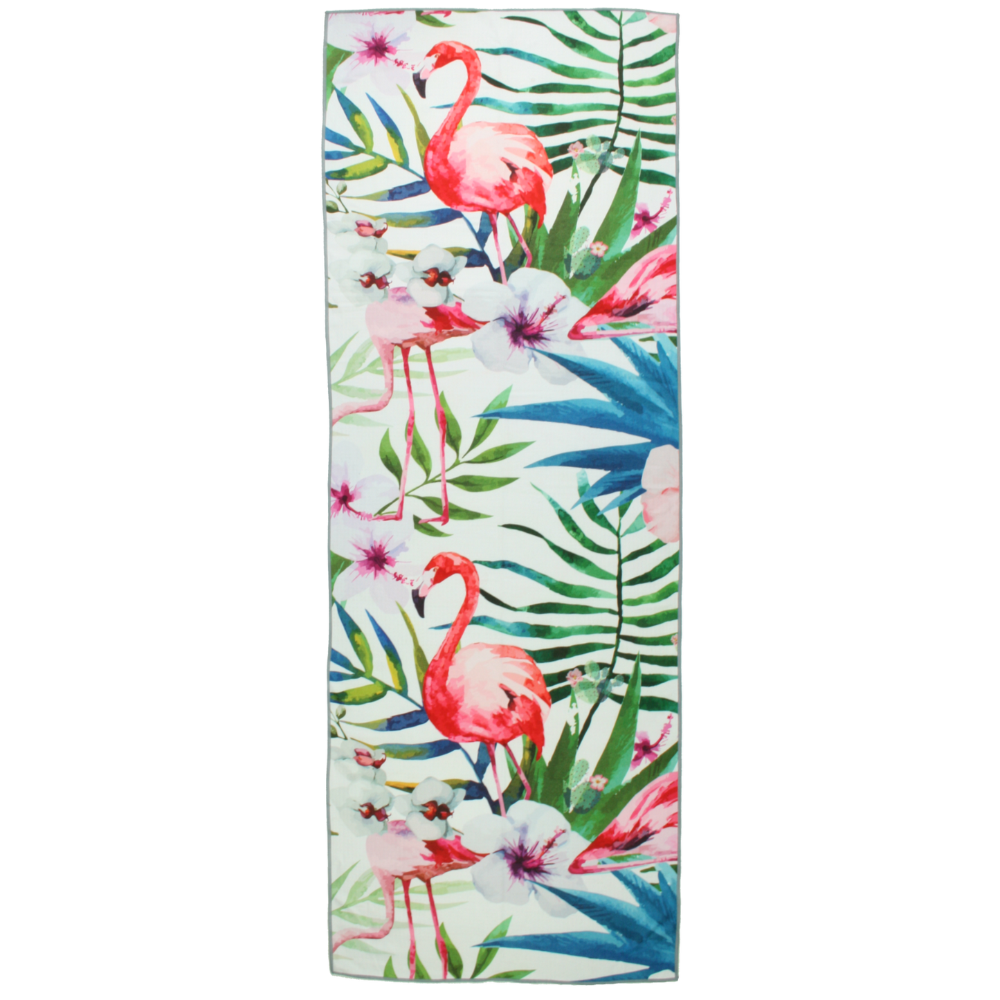 Handduk med supergrepp - Tropical Flamingo