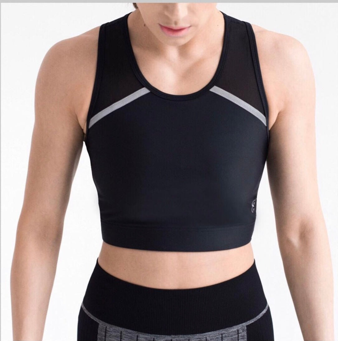Upshot Crop Top Black