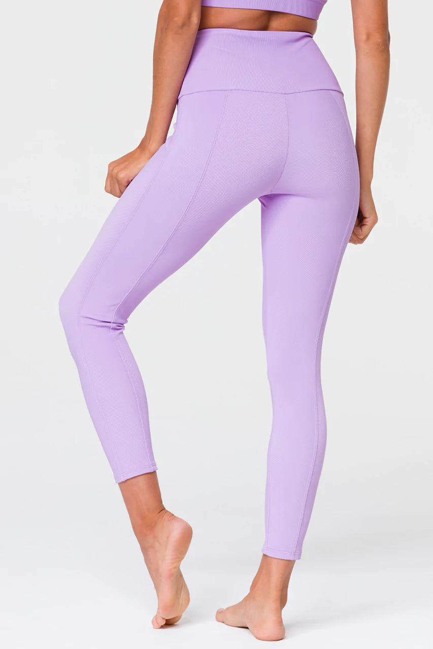 Sweetheart Midi Legging (Spring Fairy Rib)