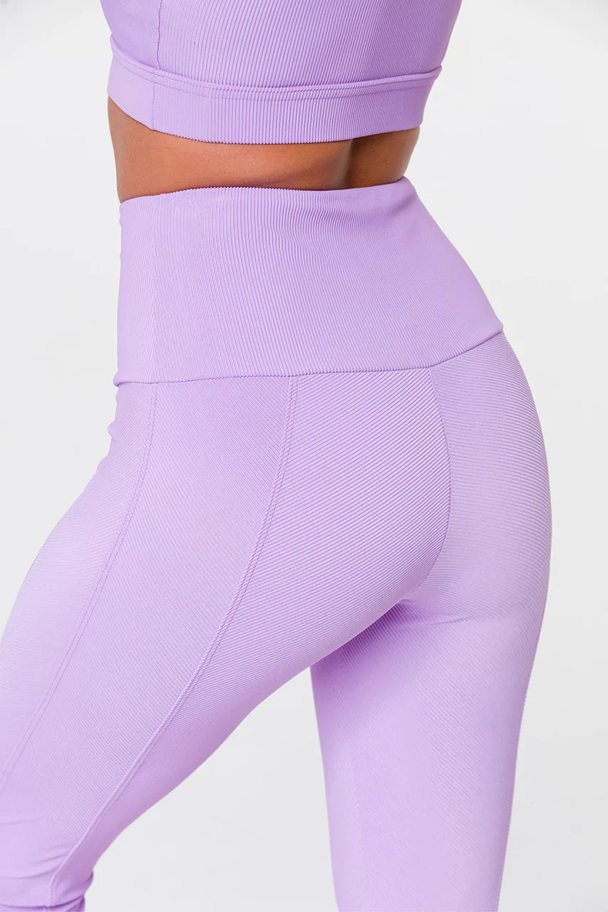 Sweetheart Midi Legging (Spring Fairy Rib)