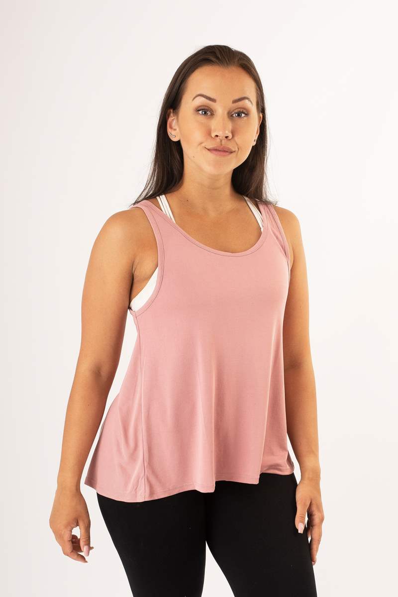 Plain tank - rosa